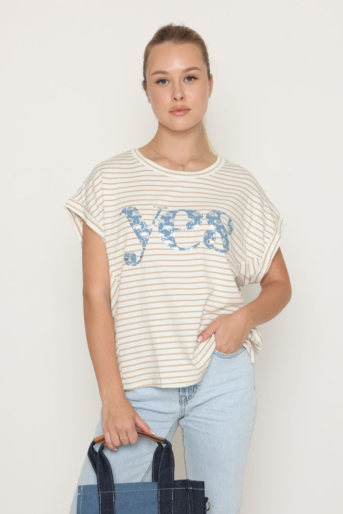 Yes חולצת פסים - 13777