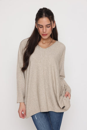 סריג וי  שרי - 23-502