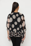 14152  - חולצת משי עגולים