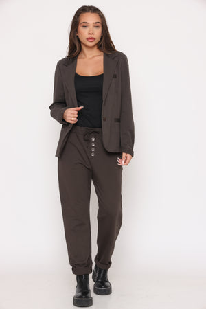 14229 - מכנסי פרנצ' כפתורים