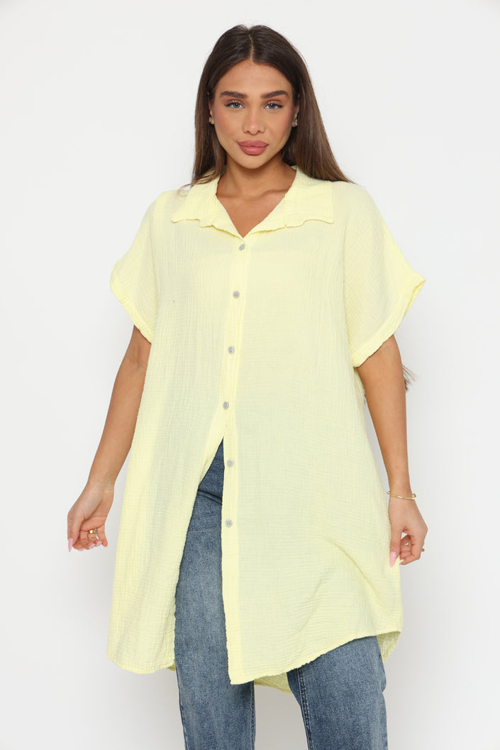 טוניקת פופ צווארון - 13933