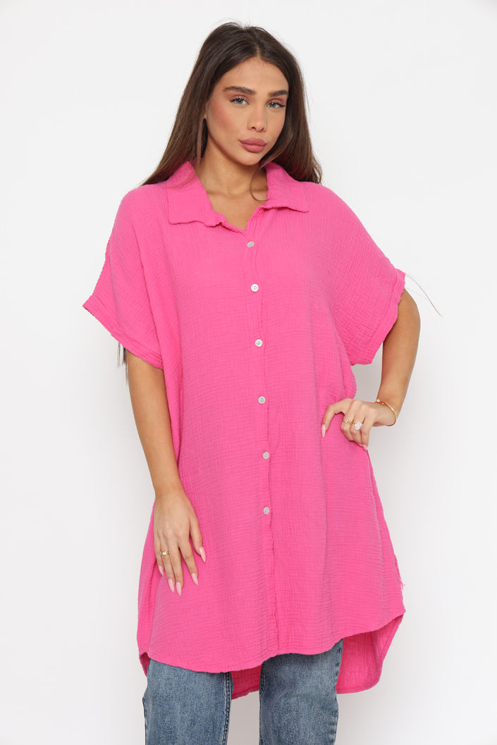 טוניקת פופ צווארון - 13933