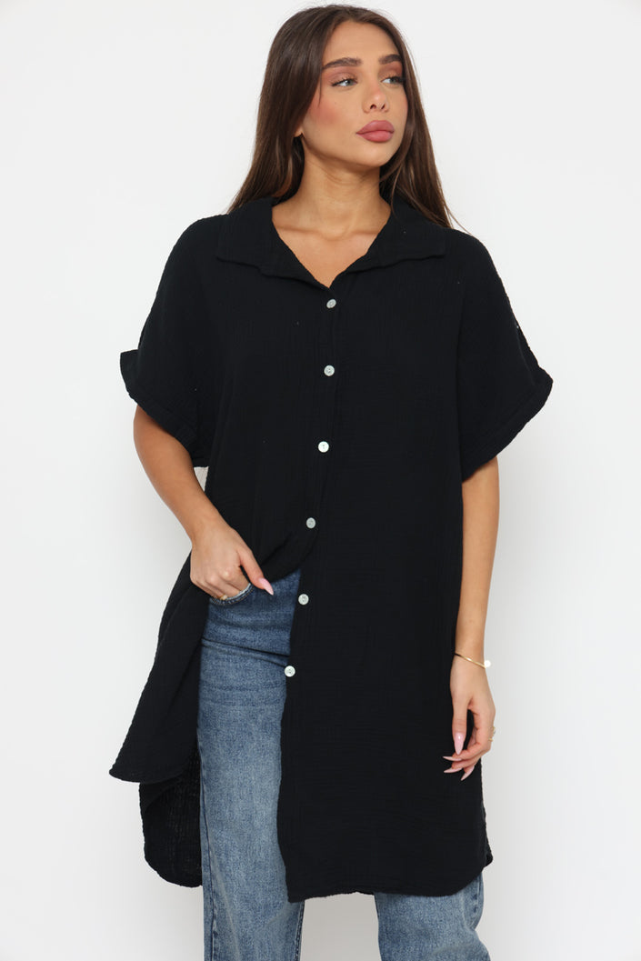 טוניקת פופ צווארון - 13933