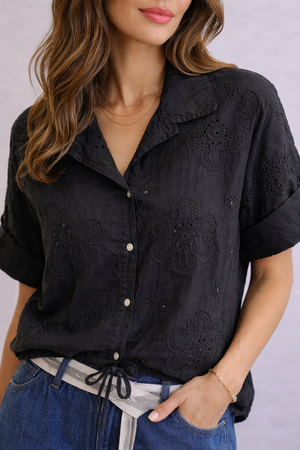 חולצת שרוך רקמות - 14360